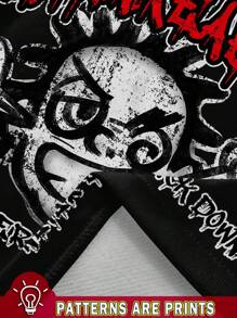 SHEIN Leap Crew 2pcs/Set Tween Boys' Collared T-Shirt & Flared Casual Outfit, Summer - Multicolor - View 5