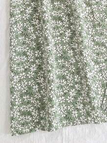 SHEIN Tween Girls Casual Vacation Fashion Ditsy Floral Mini Skirt Fall Winter