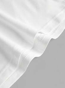SHEIN EZwear Áo ba lỗ cổ yếm in hình con rùa cho nữ, phù hợp cho mùa hè - trắng - Xem 5