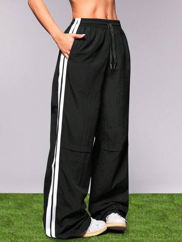 SHEIN Cheerettes Pantalon de sport à la mode pour femme, idéal pour l'été