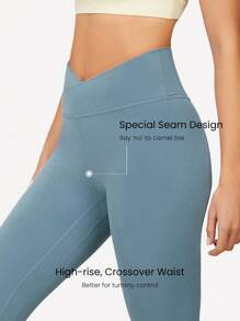 GLOWMODE 24英吋featherfit™十字交叉緊身褲 - 霧霾藍 - 查看 4