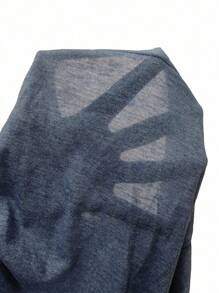 SHEIN LUNE Top tank unicolor con parche de bolsillo - Azul Marino - Ver 5