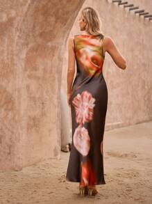 SHEIN Clasi Vestido con escote pronunciado para mujer, atuendo de playa, vestido de playa, atuendo de vacaciones en la playa, artículos esenciales de playa, vestido de fiesta, ropa de estilo Y2K para mujer, ropa de vuelta al colegio, atuendos de campo para mujer, estilo de dinero antiguo para mujer, ropa para salir, atuendo de aeropuerto para mujer, vestido para mujer, atuendo de playa para mujer, vestido de playa, atuendo de vacaciones en la playa, artículos esenciales de playa, vestido de fiesta, vestido de lentejuelas con estrella de mar para vacaciones, atuendo de aeropuerto, vestido de mujer para luna de miel, vestido bohemio - Multicolor - Ver 2