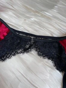 Charlaine Set de 2 piezas de lencería sexy para mujeres: medias de liguero y calcetines