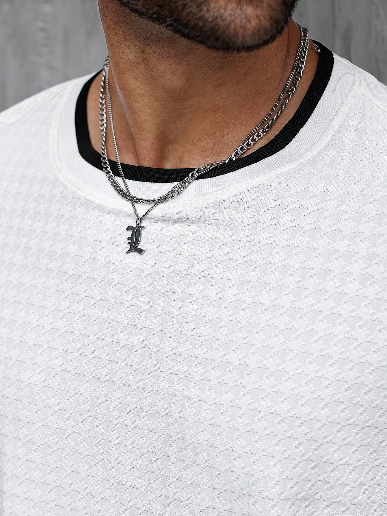 Manfinity Homme بدلة أنيقة للرجال كبار الحجم للصيف...