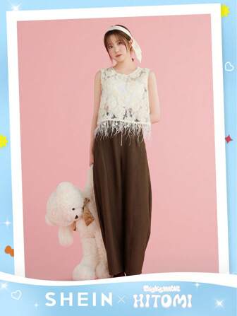 DAZY Women High-Waisted Design Zip Fly Casual Pants,Fall Clothes