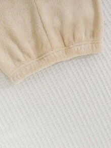 Süßer Rundhals Baby Jungen Plüsch Anzug