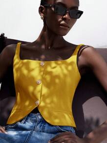 Aveloria Modichic 法式优雅无袖修身U领女士通勤背心