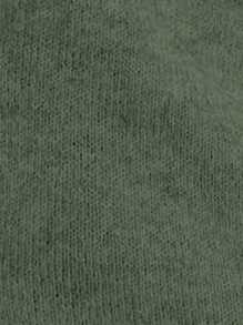 EMERY ROSE Women's Solid Color Long Sleeve Ruffled Single-Breasted Casual Cardigan Fall Winter Cloth For Women - Green - View 6