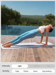 GLOWMODE 24英吋featherfit™十字交叉緊身褲 - 霧霾藍 - 查看 8