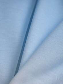 INAWLY Minimalist Ombre Short Hoodie Sweatshirt - Multicolor - View 3