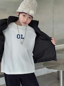 DAZY Tween Boys Padded Coat, Fall Clothes - Black - View 6