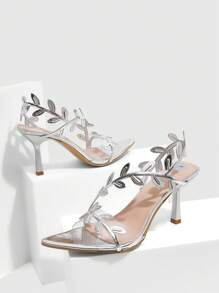 CUCCOO SZL 女士尖头细带高跟凉鞋