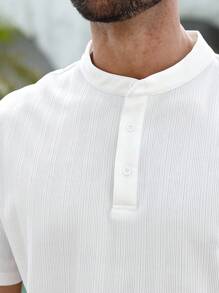 ResortEase 2pcs Men's Plus Size Casual Short Sleeve T-Shirt And Shorts Set