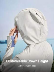 In My Nature 女士休闲百搭户外连帽风衣 - 黃色 - 查看 3