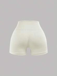 SHEIN Girlism 3pcs/Set Tween Girls' Casual Solid Color High Waist Sports Yoga Shorts, Suitable For Spring/Summer Girls Spandex Shorts Girls Yoga Shorts Shorts 3 Packs Girls Athletic Shorts - Multicolor - View 7