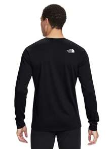 The North Face Men's L/S SIMPLE DOME TEE - Black - View 2