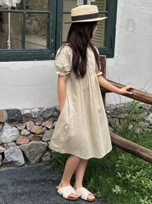 Dazy Kids 全新夏季轻便休闲连衣裙，适合青春期女孩