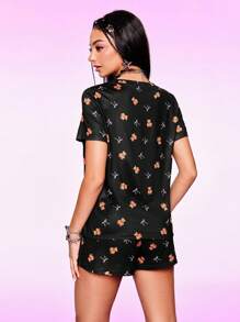 NotGurli Conjunto de pijama de moda casual de verano para mujer