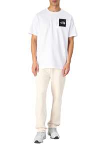 The North Face Men's SS FINE TEE - 白色 - 查看 3