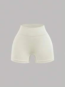 SHEIN Girlism 3pcs/Set Tween Girls' Casual Solid Color High Waist Sports Yoga Shorts, Suitable For Spring/Summer Girls Spandex Shorts Girls Yoga Shorts Shorts 3 Packs Girls Athletic Shorts - Multicolor - View 9