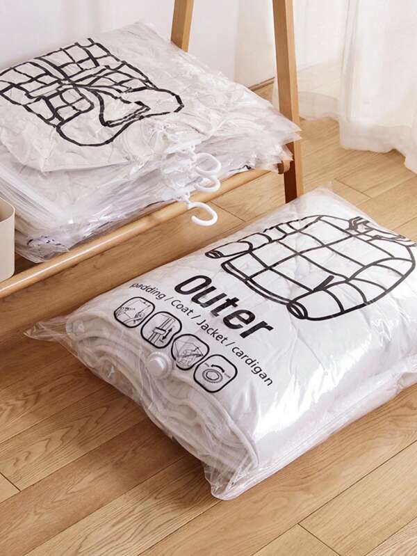 SHEIN 1pc PET Vacuum Storage Bag, Minimalist Clear Vacuum Compression Storage Bag For Home Decorations Decor Festival Decor Room Decor Home Decor Decor Bedroom Decorbedroom,Organizer,Organiser,Home Storage,White T Shirt Women,Black Pants Women,Ladies Winter Clothes,Dress,Winter Clothes For Ladies,Elegant Woman Dresses,White Shirt For Ladies,Long Sleeve,White Jumpsuit For Women