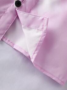 小男孩休闲印花立领长袖衬衫，适合春秋季休闲穿着 - 彩色 - 查看 6