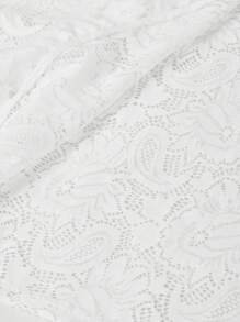 Ellevyn Veste fine et élégante à ourlet festonné en dentelle transparente pour femme. Vêtements de femme tout-saison automne/hiver, décontracté mais professionnel, idéal pour les femmes actives comme les enseignantes.