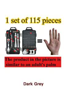 46 件专业汽车维修工具套件：便携式、耐用且易于使用的棘轮扳手套装 - 适用于汽车、船舶、摩托车维修、家庭和工业维修 - 包括手提箱 - 彩色 - 查看 7