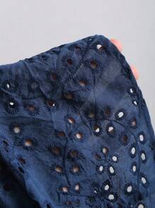 Sweetra Women Beach Vacation Blue Halterneck Fitted Layered Ruffle Mini Dress, Summer