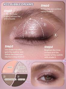 SHEGLAM Daydreamer Mini Palette-Bubble Dreams - Bubble Dreams - View 5