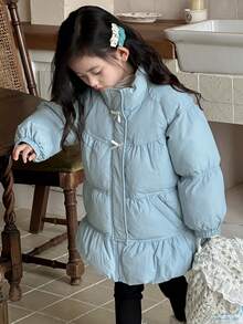 Dazy Kids Young Girl Girls' Padded Coat For Fall - Baby Blue - View 7