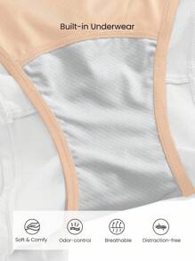 GLOWMODE Shorts para correr de 2.5" VitalSwift Pocket Max de secado rápido y ultraligeros, con estilo de canguro, múltiples bolsillos, cintura alta, cordón ajustable en la cintura, con ropa interior integrada anti-olor para entrenamiento y ejercicio
