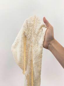Amplova 女士休闲性感露背花卉提花背心和迷你 A 字短裤套装，夏季 - 杏色 - 查看 9