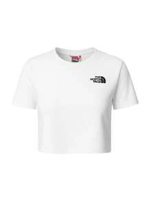 The North Face Women's S/S Essential Cropped Slim Tee - White - View 4