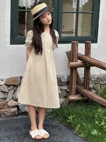 Dazy Kids 全新夏季轻便休闲连衣裙，适合青春期女孩