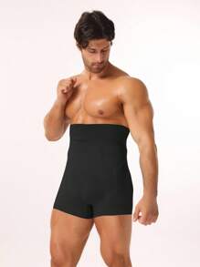 SHEIN 1pc Men's Seamless Waist Cinching Lifting Comfort Shapewear Bottom