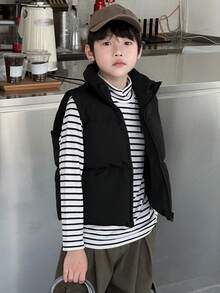 DAZY Gepolsterter Mantel für Tween Jungen für den Herbst, Weste für den Winter