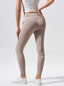 Fluxe 纯色休闲弹力运动紧身裤