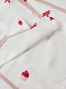 Cozy Pixies Conjunto de 3 piezas de envolturas suaves y cómodas a cuadros rosas para recién nacidos - Rosa - Ver 13