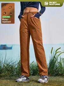 SHEIN In My Nature Pantalones para mujeres para senderismo natural, camping, excursionismo, traslado urbano
