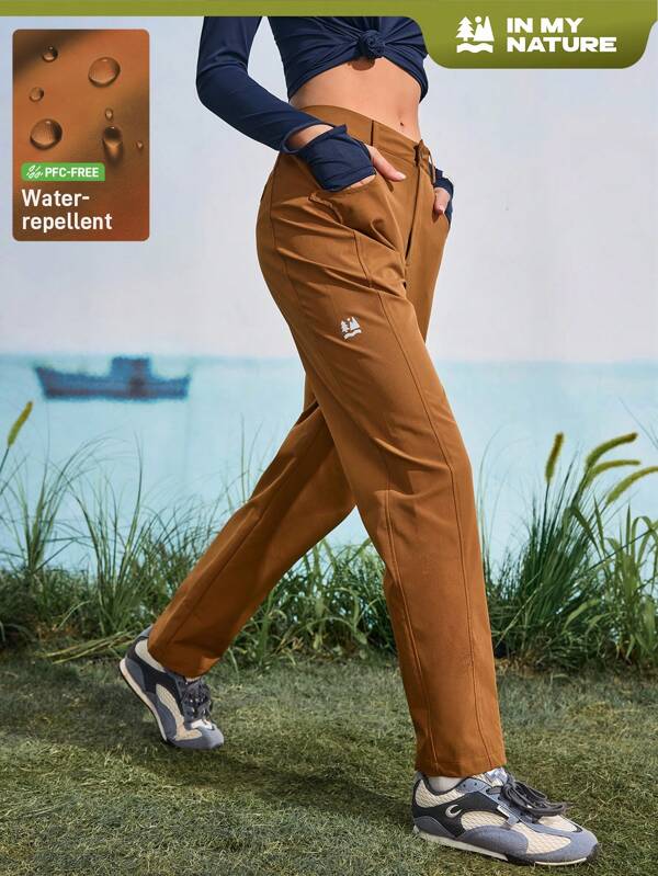 SHEIN In My Nature Pantalones para mujeres para senderismo natural, camping, excursionismo, traslado urbano