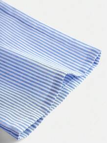 Tween Girls Loose Casual Simple Comfy Mid-Waist Button Decor Wide Leg Pants, Versatile - Royal Blue - View 3