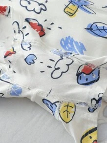 5条装小男孩卡通动物印花舒适平角内裤 - 彩色 - 查看 7