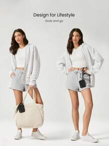 GLOWMODE Cartera resistente al agua para llevar contigo - Negro - Ver 2