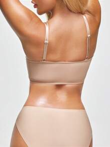 SHEIN Shape 1 Pieza Sujetador De Mujer Con Cierre De Gancho Y Ojo Y Con Varilla En La Parte Delantera