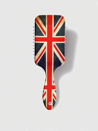 Grunge Punk UK Flag Print Air Cushion Scalp Massage Hair Brush