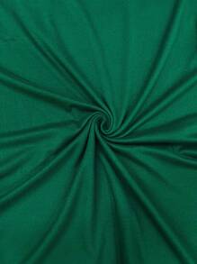 Manfinity Homme Manfinity Hypemode 男士拼布 T 恤，绿色和黄色巴西足球运动元素和字母印花图案，撞色拼布短袖 - 彩色 - 查看 6