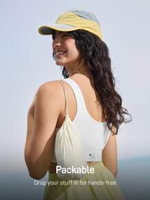 In My Nature 女士休闲纯色连帽防晒夹克 - 白色 - 查看 2