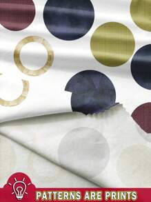 EMERY ROSE Casual Simple Polka Dot Full-Print Pattern Women's Tank Top, Suitable For Summer Back To School